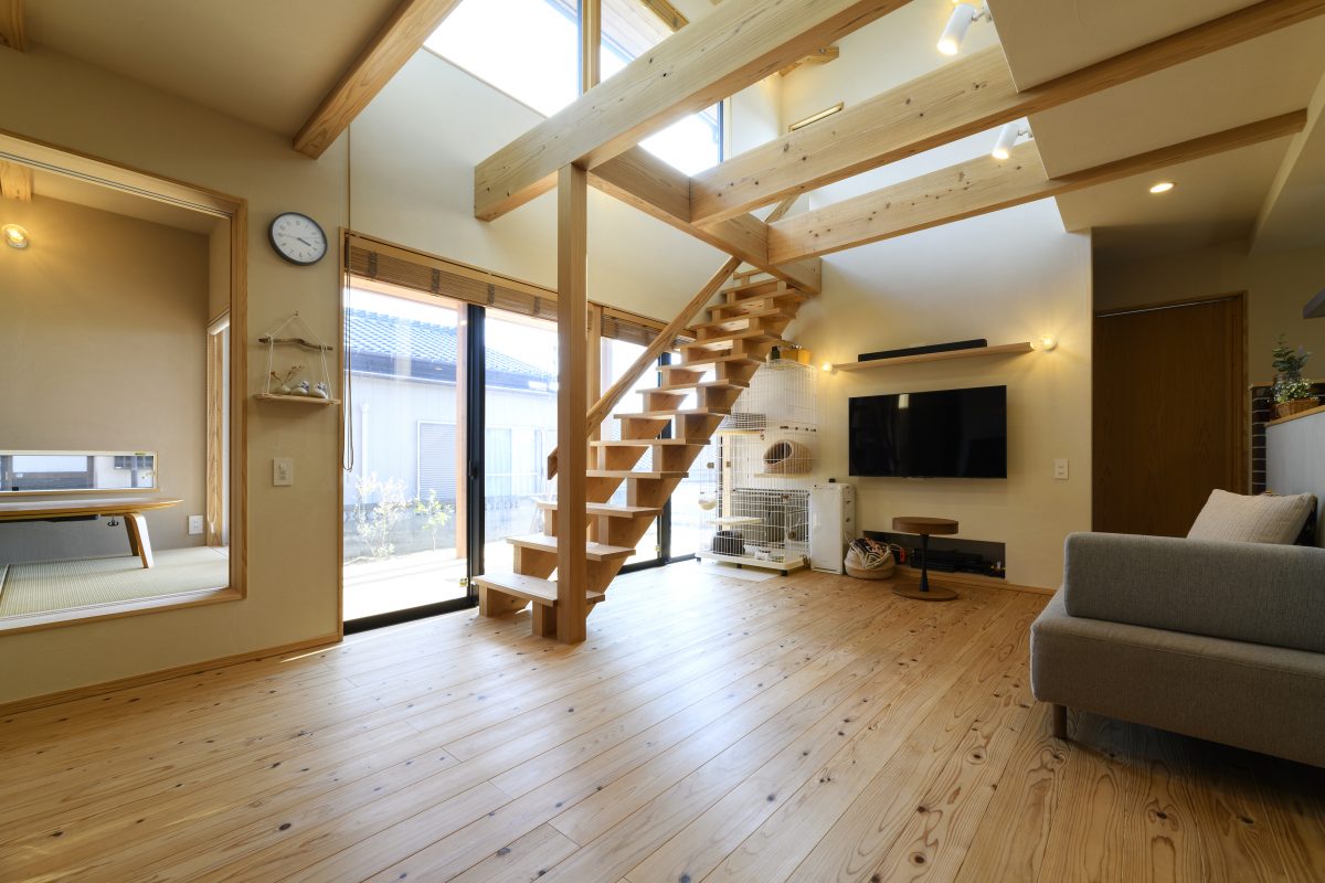 リビング | 家族みんなが笑顔になれる木の住まい　