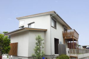  | 海に開く2階リビングの家　　