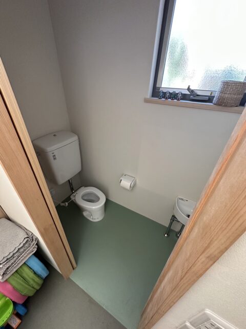 保育コーナーに子ども用トイレが完成しました！